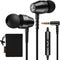 LUDOS OMNITONE Wired Earbuds, In-Ear Headphones with Microphone, 5 Year Warranty, Compatible for iPhone, Android