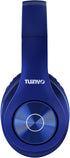 TUINYO Bluetooth Headphones Wireless, Over Ear Stereo Headset with 40H Playtime, Deep Bass, Built-in Mic - Dark Blue