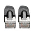Tripp Lite Cat6a Snagless Shielded STP Patch Cable, 10G-Certified, PoE, Black M/M 1ft
