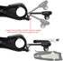 Thinvik Out-Front Extended Mount & Bike Computer Mount for Garmin, Adjustable Angle Combo Mount for Garmin Edge