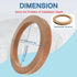 Universal 6.5 Speaker Spacer: 2×6.5 Wooden MDF Speaker Rings for Cars, Boats, Trucks, RV