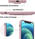 LAUDTEC Silicone Kickstand Case for iPhone 11, Flexible Soft Liquid Silicone Cover with Metal Kickstand (Pink)