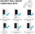 Wall Mount for Ring Stick Up Cam Wired/Battery and Indoor Cam HD (1st Gen), 360 Degree Adjustable Mounting Bracket with