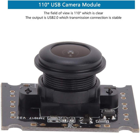 Eujgoov 110 OV3660 2048 1536 15 USB Camera Module Wide Angle Lens USB Camera Module Chip X Frames Per Second Support