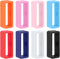 SAVITA 8pcs 22mm Watch Strap Holder Loop, Multi Colors Silicone Keeper for Smartwatch Band Wristband