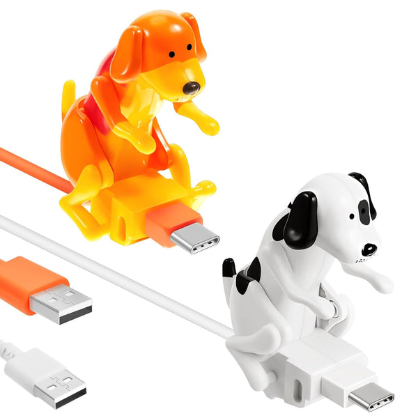 Dog Charging Cable for Smartphone USB Data Transmission Mini Humping Dog Cable for USB Charging of Mobile Phones,
