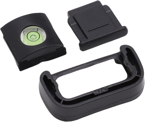 Yobadam Camera Eyecup Viewfinder Eyepiece, Hot Shoe Cover Protector Cap, Bubble Spirit Level