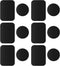 Generic Metal Plates for Magnetic Car Mount 12-Pack (6 Round + 6 Rectangular)