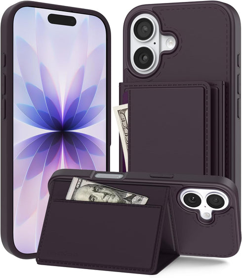 VelvotCovol Compatible with Magsafe 2 in 1 Detachable iPhone 17 Phone Case with