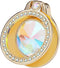 Glitter Bling Bling Phone Ring Holder, Sparkle Phone Ring Artificial Diamond Kickstand for Almost All Phones, Pad (Gold)