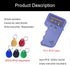 hecere T5577 Cards+5pcs T5577 RFID Handheld id Copier RFID Smart id Card Duplicator Used for id keyfobs and Keychains