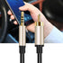 Digital Coaxial Audio Video Cable 1 Meter, RCA to 3.5mm Male Jack Plug Line for HDTV Stereo Receiver Speakers Projector