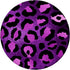 Purple Leopard Print Animal Skin PopSockets Swappable PopGrip