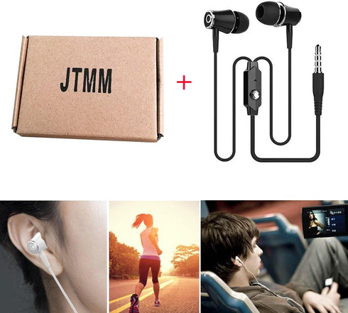 Earphone Replacement for Kindle Fire, Fire HD 8/10, Paperwhite, Oasis, Voyage, Samsung Galaxy S8+/Note 8, In-Ear Mic