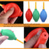6 Pcs Hand Held Cleaning Tools for Cameras, Watch, Cell Phone, Lenses - Silicone Air Blower for Dust Removal, Ink