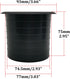Speaker Cabinet Port Tubes for PA/DJ Speaker Cabinets, Subwoofer Bass Reflex Tube, 3" Diameter, 3" Length - 2Pack