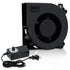 120mm 12V 110V 115V 12V 2A DC Blower Cooling Fan, AC to DC Power Cord with Speed Controller,for Router Receiver DVR