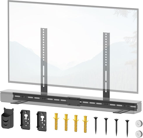 tiebutie Sound Bar Mounts Under TV for Bose Soundbar Mount with Speaker Mounts