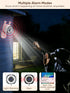 GUOANVISION 5G Security,4X 2K Detection,2-Way Talk,Siren,IP66,SD Dual-Antenna Stable WiFi Cameras for Home Zoom Outdoor