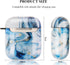 Marble Soft Earphone Case for AirPods, Full Protective TPU Cover Compatible with AirPods 1&2, ZPYOU - Blue Sky