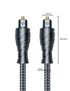 VANAUX Optical Digital Audio Cable, Toslink Cable with PMMA Fiber Optic Braided Jacket, S/PDIF Male to Male Cord