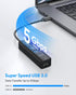 USB to Ethernet Adapter, ABLEWE 3 Ports USB 3.0 Hub with RJ45 1Gbps Gigabit Ethernet Adapter, for MacBook Air 2017,