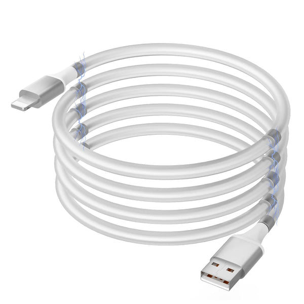 Innovative Magnetic Charging Cable (3.3ft) Tangle-Free with Magnets for Easy Storage, Fast Charger for iPhone 14 to 6