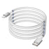 Innovative Magnetic Charging Cable (3.3ft) Tangle-Free with Magnets for Easy Storage, Fast Charger for iPhone 14 to 6