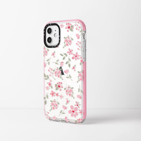Mouzor 11, Cute Flowers Phone Case Compatible with iPhone Cherry Blossom Aesthetic Floral Pattern Cases, Soft TPU