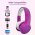 Toddler Wireless Headphones, Bluetooth Kids Headphones with 93db Volume Limited, Foldable with Built-in Mic for Cell