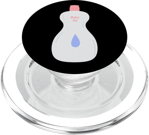 Last Minute Halloween Costume Baby oil Pretend I'm A Baby Oil Bottle Lazy Costume Funny Halloween PopSockets PopGrip