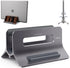 SODI Vertical Laptop Stand for Desk, Gravity Auto Lock MacBook Stand, Aluminum Laptop
