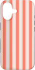Urban Classic Trends Cute Peach Salmon Coral Classic Vertical Stripe Pattern Case for iPhone 17