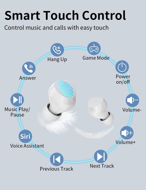 Wireless Earbuds for Kids with Cute Panda Charging Case, Noise Cancelling, Typ-C, 3D Stereo Waterproof Bluetooth Buds,