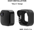 Silicone Case Cover for Blink Outdoor 4 (4th Gen) - Weatherproof Protective Skin with Hat Brim, Black, 3 Pack