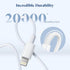 20W MFi Certified USB C Fast Charger for iPhone 14/13/12/11/XS/XR/X/8/iPad, 2-Pack with 6FT Type-C to Lightning Cables.