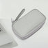 Travel Organizer Pouch - Portable Waterproof Double Layers Storage Bag for Electronic Accessories, Light Grey, Large