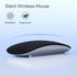 TENMOS M18 Bluetooth Mouse, USB C Rechargeable Wireless Mouse, Triple Mode (Dual Bluetooth+USB) - Matte Black