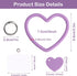 Heart Loop Phone Lanyard, Smart Phone Hand Wrist Lanyard Strap with Key Chain Holder for Cell Phone Case, Keys, ID