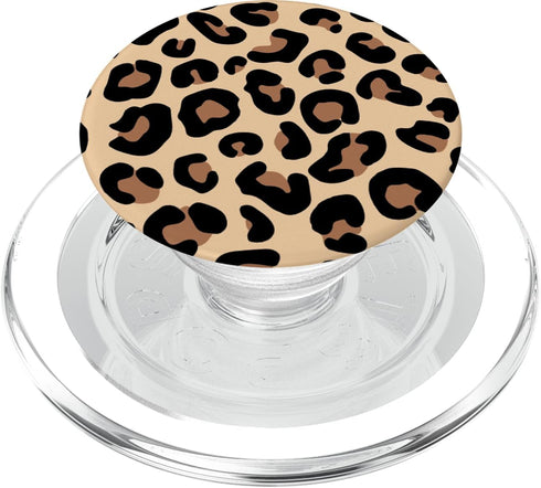 Leopard Pattern Print Cheetah PopSockets PopGrip for MagSafe