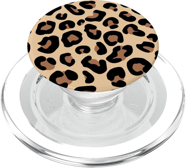 Leopard Pattern Print Cheetah PopSockets PopGrip for MagSafe