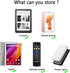 Yoillione 2 2.0 Wall Mount Tablet and Phone Charging Stand for Tablet, Smartphone, E-Book, Slots Remote Control Holder