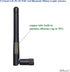 Dixingtek 6E 2.4GHz 5GHz 6GHz 2-Pack WiFi Tri-Band Bluetooth SMA Male Antenna, Compatible with WiFi Router Camera PCI-E