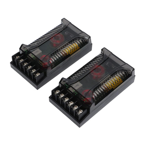 2 Way Car Audio Crossover, 2pcs Speaker Frequency Divider, Up to 300 Watts
