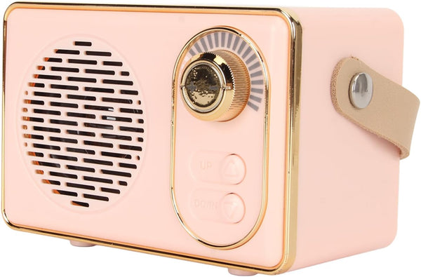 Zopsc Retro Bluetooth Speaker, Vintage Speaker with Old Fashioned Style, Bluetooth 5.0, AUX Input, USB Drive
