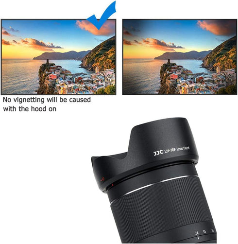 Lens Hood Shade for Canon RF 24-240mm f/4-6.3 IS USM Lens, Compatible with Canon EOS R6 R5 RP R and 72mm Filter