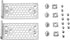 MokerLink Metal Rack Mount Ear for 17.3 inch Switches, Compatible with Cisco 2960X 2960XR 3650 3850