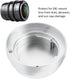 All Metal Camera Rear Lens Dust Cover Protector for DKL Mount Lens, Alloy Silver Strong Protection from Dust