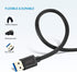 USB 3.0 Male to Male Cable 1Ft, USB to USB Cable with Gold-Plated Connector for Hard Drive Enclosures