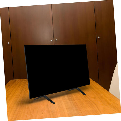 VOSAREA Sturdy TV Base Stand Replacement - Sleek Design for Home Use
